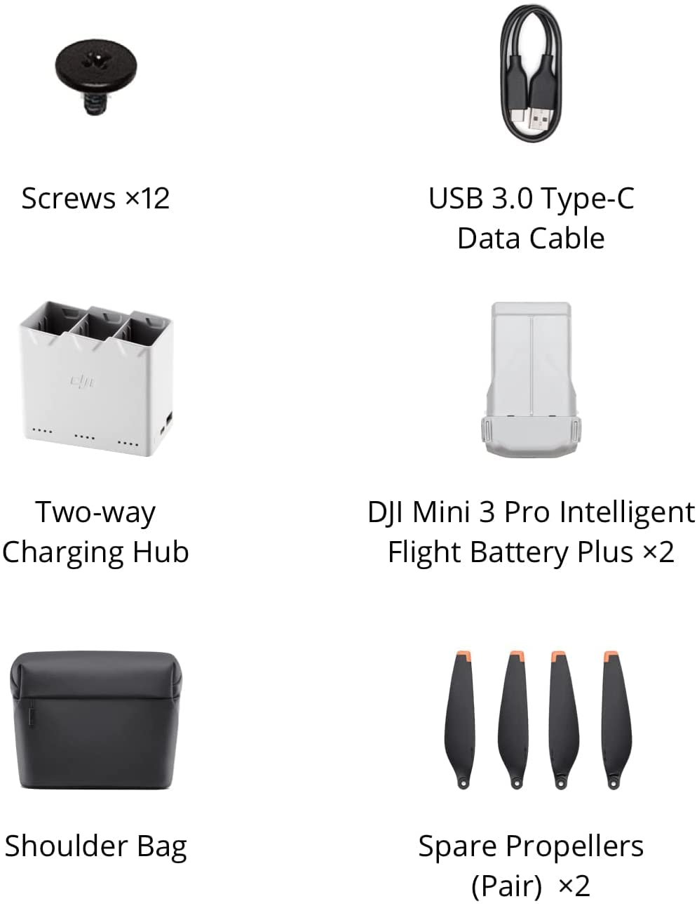 DJI Mini 3 Pro Fly More Kit Plus with High Capacity Batteries  CP.MA.00000496.01