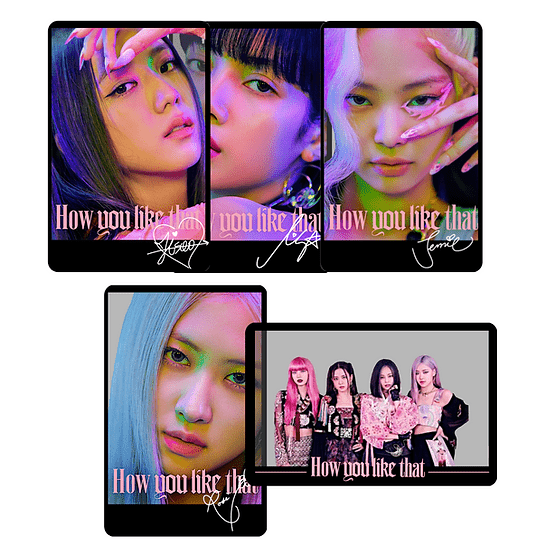 30Pc\\\/Box New Kpop Blackpink How You Like That New Album Photo Cards  Photocards For Fans 7 Styles