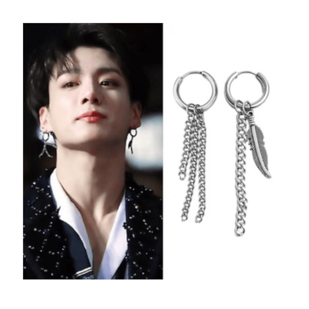 Seaskyer 1 Pair BTS Earrings, Bangtan Boys Jimin India | Ubuy