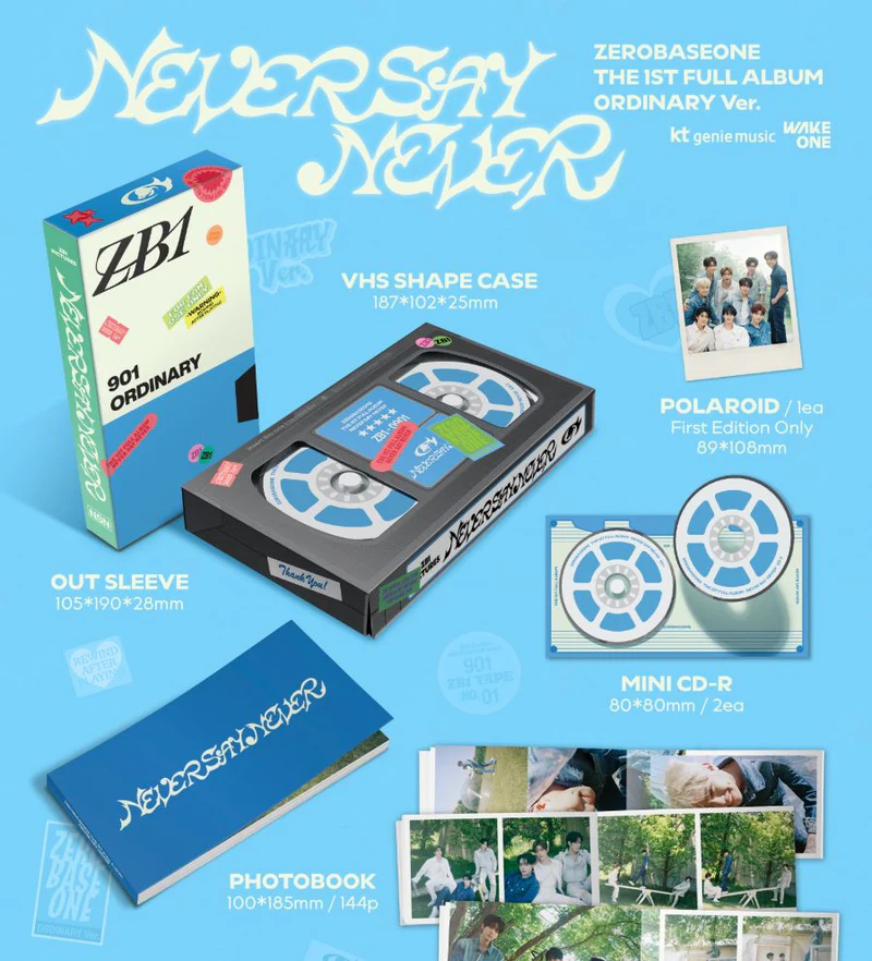 PREORDER] ZB1 Never Say Never Album – CareFlection.in