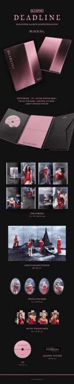 PREORDER] Blackpink Deadline album (Black ver) – CareFlection.in